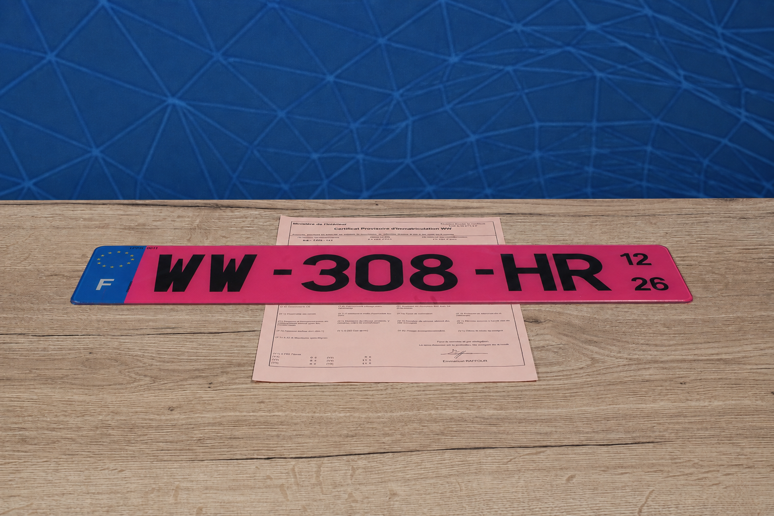 French WW transitplate